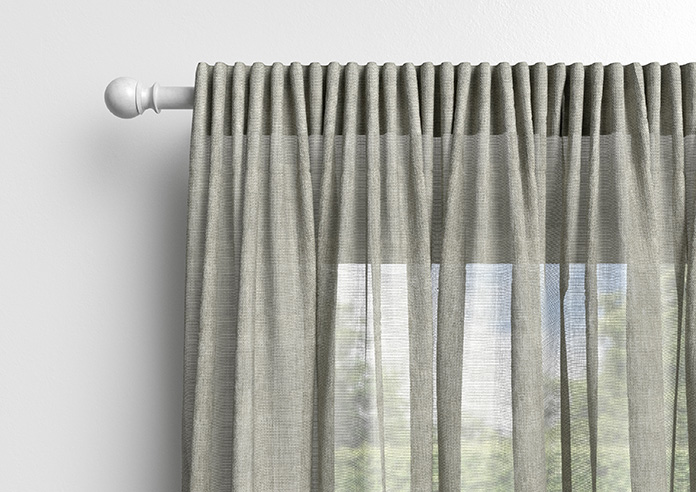 Coachella Voile, Silver Glint - Made to Measure Curtains - Image 10